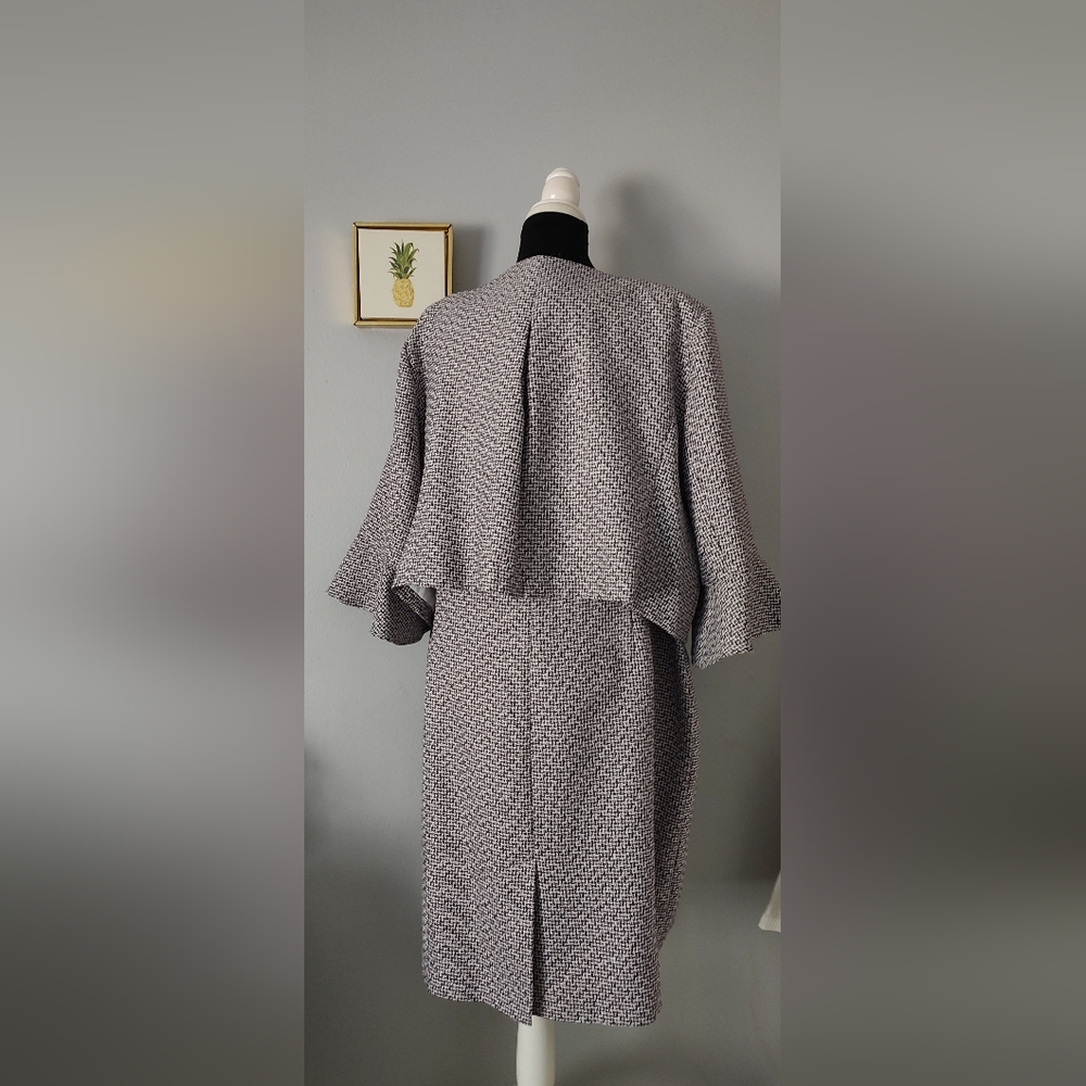Dress suit  Women Danillo  2 Pieces Color Purple White Size 20W  Zipper - Picture 3 of 14